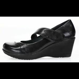 Dansko Ruby Wedge Mary Jane Velcro Clogs